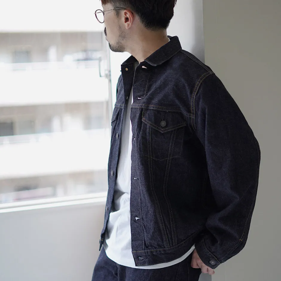 Jackets^FOB FACTORY / Selvage Denim 3rd Jacket indigo
