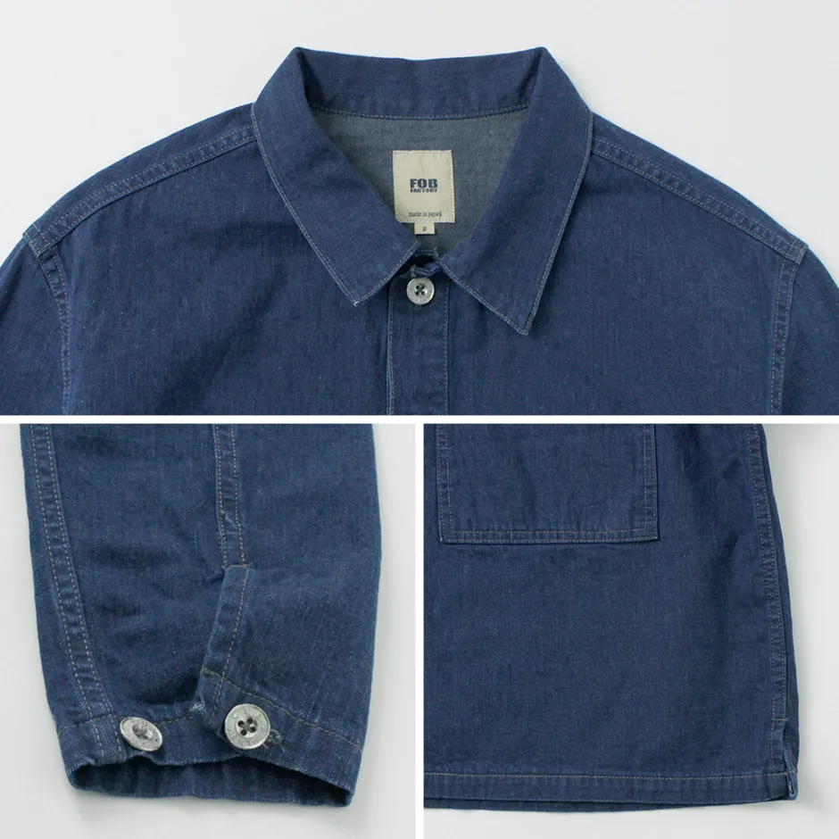 Jackets^FOB FACTORY / US Army PO JKT denim