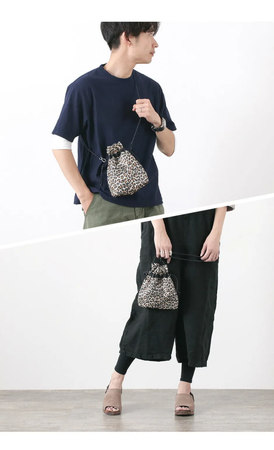 Shoulder Bags^FREDRIK PACKERS / Pinion Pouch leopard