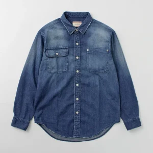Shirts^FREEMANS SPORTING CLUB / Great Jones Denim Shirt blue