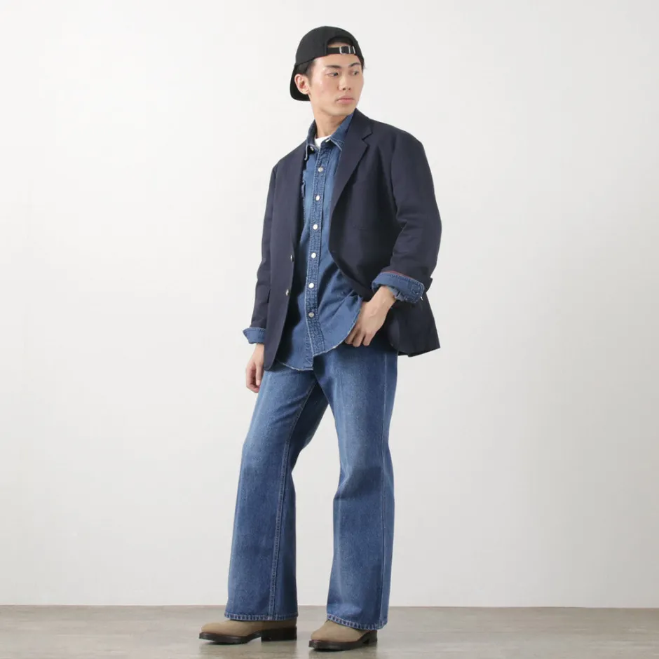 Shirts^FREEMANS SPORTING CLUB / Great Jones Denim Shirt blue
