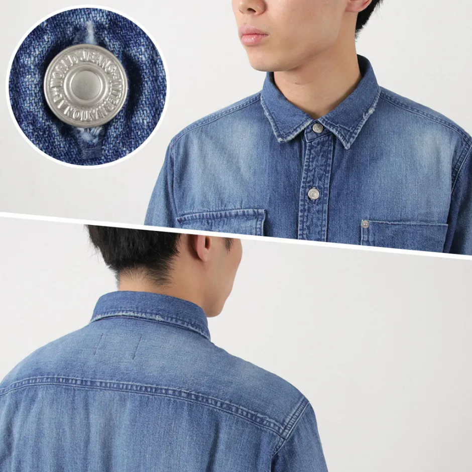 Shirts^FREEMANS SPORTING CLUB / Great Jones Denim Shirt blue