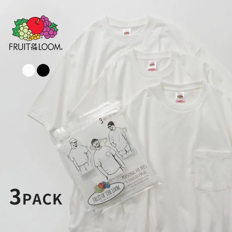 T-Shirts^FRUIT OF THE LOOM / Personal Fit 3 Pack T-Shirts