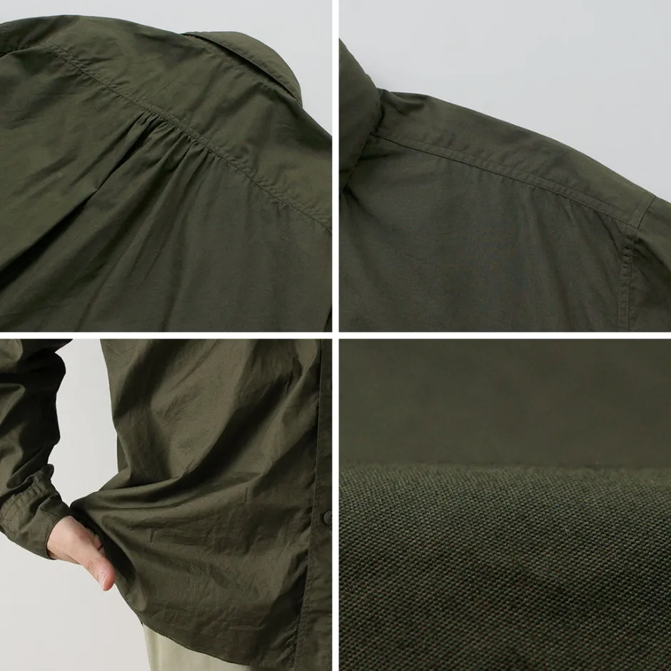 Shirts^FUJITO / Big Size Work Shirt Broad olive