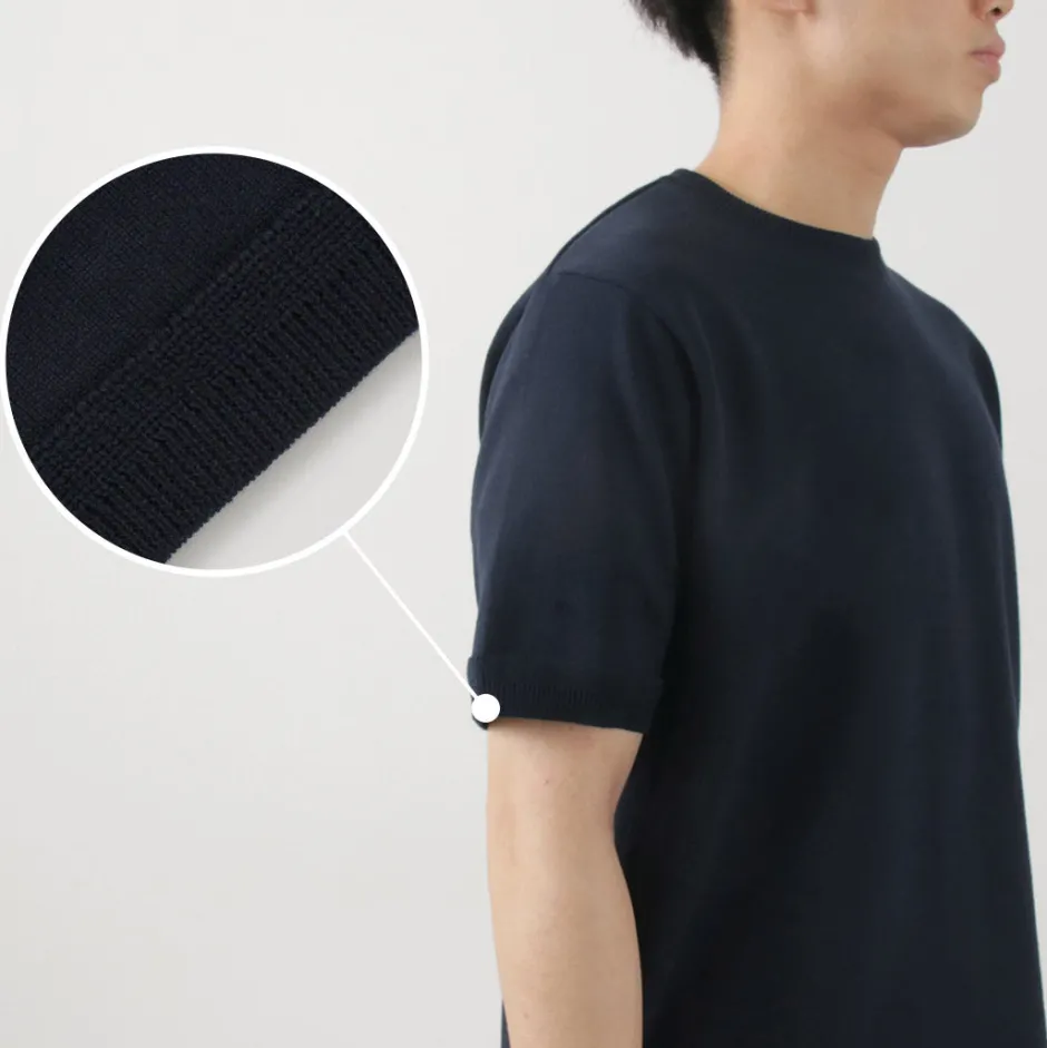 Knits^FUJITO / Crew Neck Knit T-Shirt