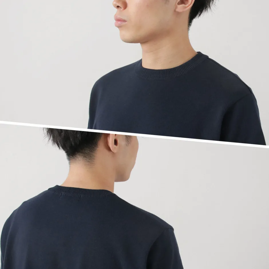 Knits^FUJITO / Crew Neck Knit T-Shirt