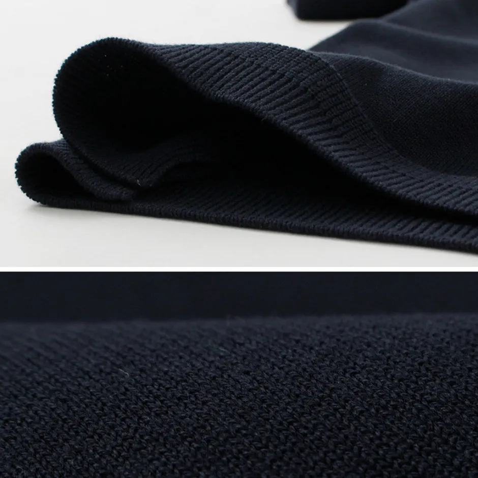 Knits^FUJITO / Crew Neck Knit T-Shirt