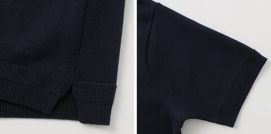 Knits^FUJITO / Crew Neck Knit T-Shirt
