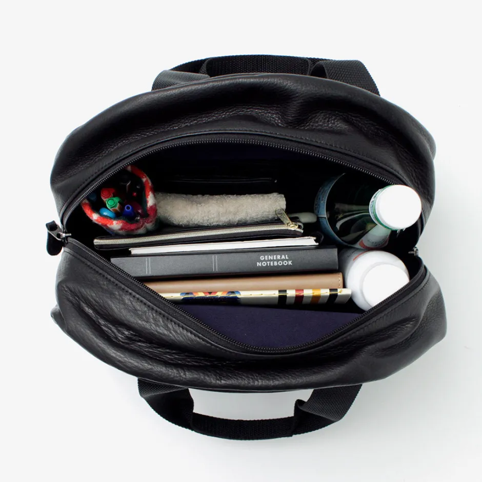 Tote Bags^FUJITO / Leather Helmet Bag black