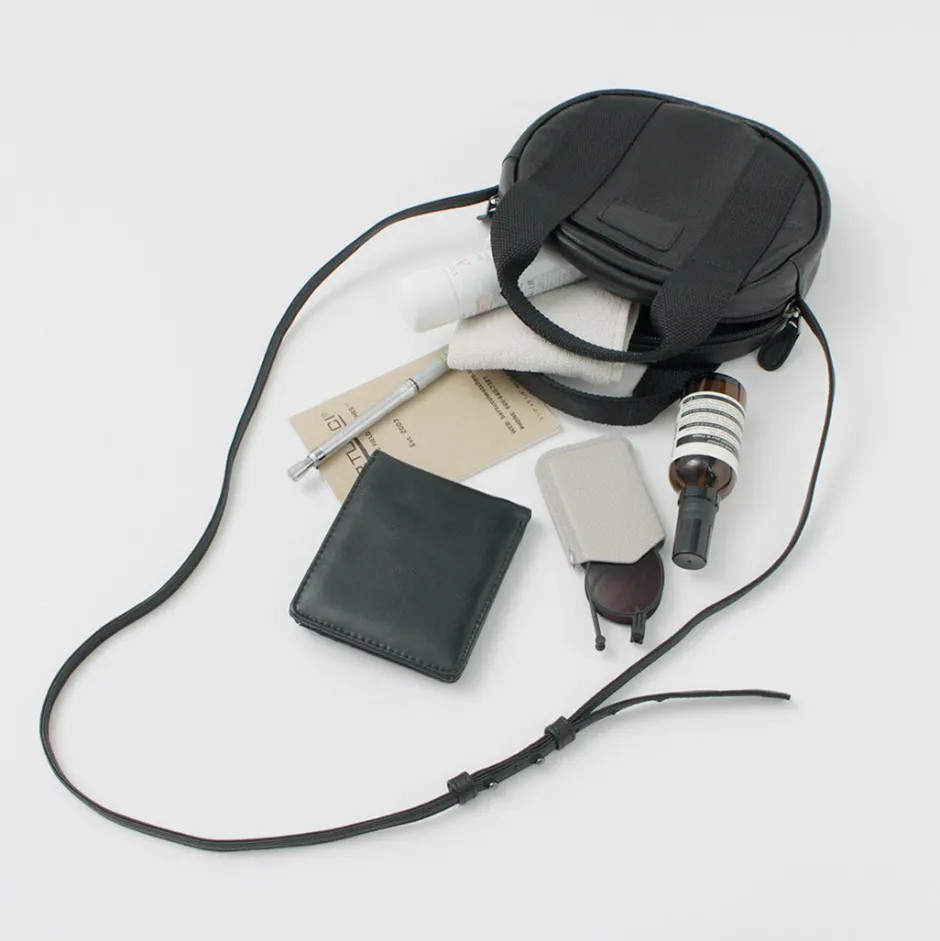 Tote Bags | Shoulder Bags^FUJITO / Leather Helmet Pouch black