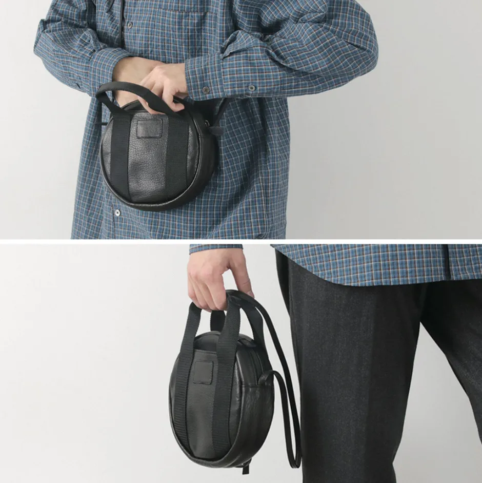 Tote Bags | Shoulder Bags^FUJITO / Leather Helmet Pouch black