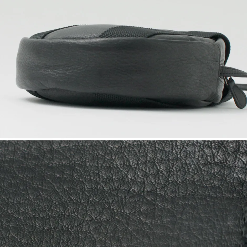 Tote Bags | Shoulder Bags^FUJITO / Leather Helmet Pouch black
