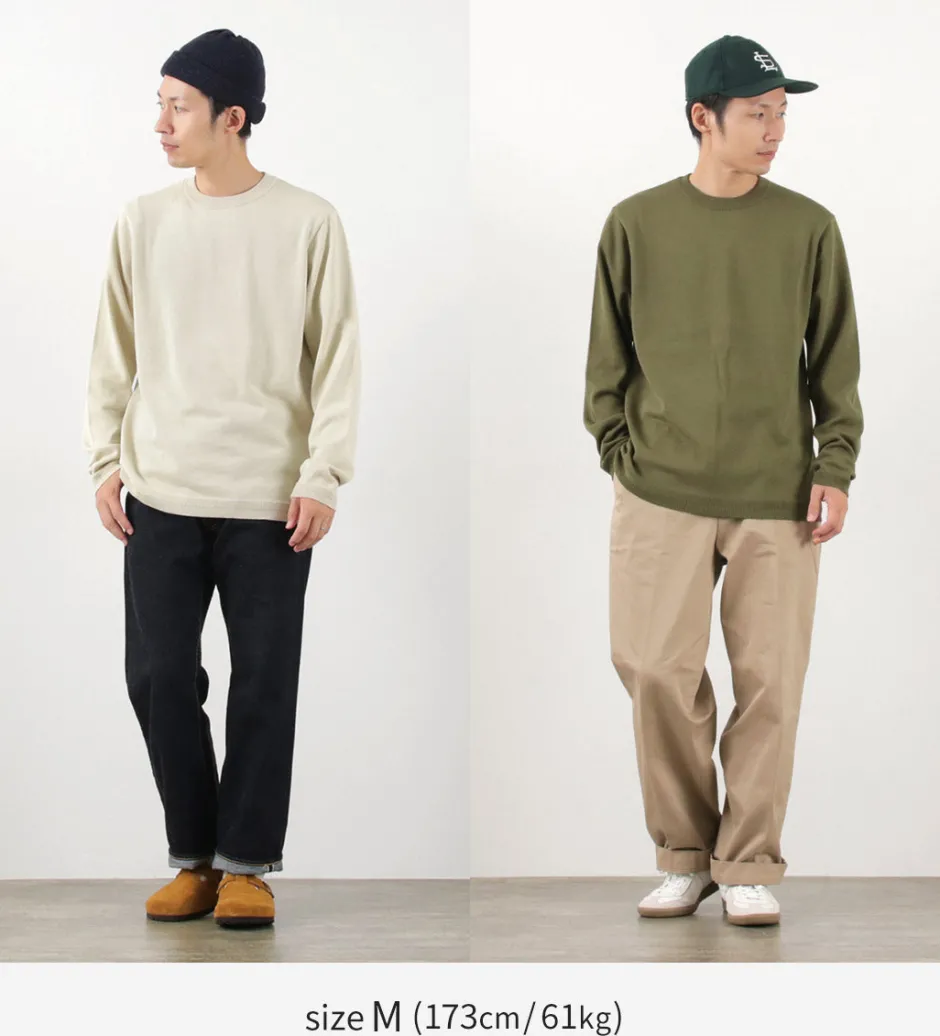 Knits^FUJITO / Long Sleeve Knit T-Shirt