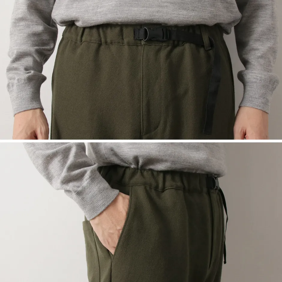 Trousers^FUJITO / N.O.UN Beltless Pants Wool Serge