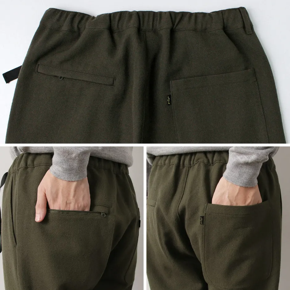 Trousers^FUJITO / N.O.UN Beltless Pants Wool Serge