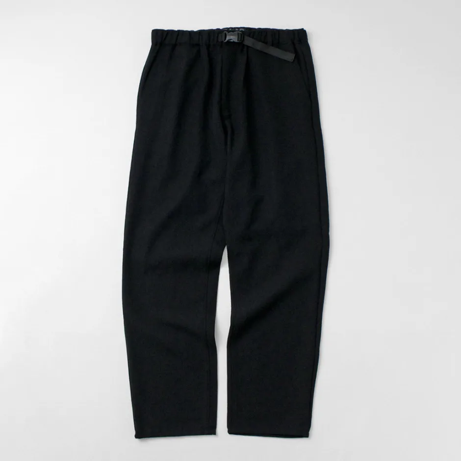 Trousers^FUJITO / N.O.UN Beltless Pants Wool Serge