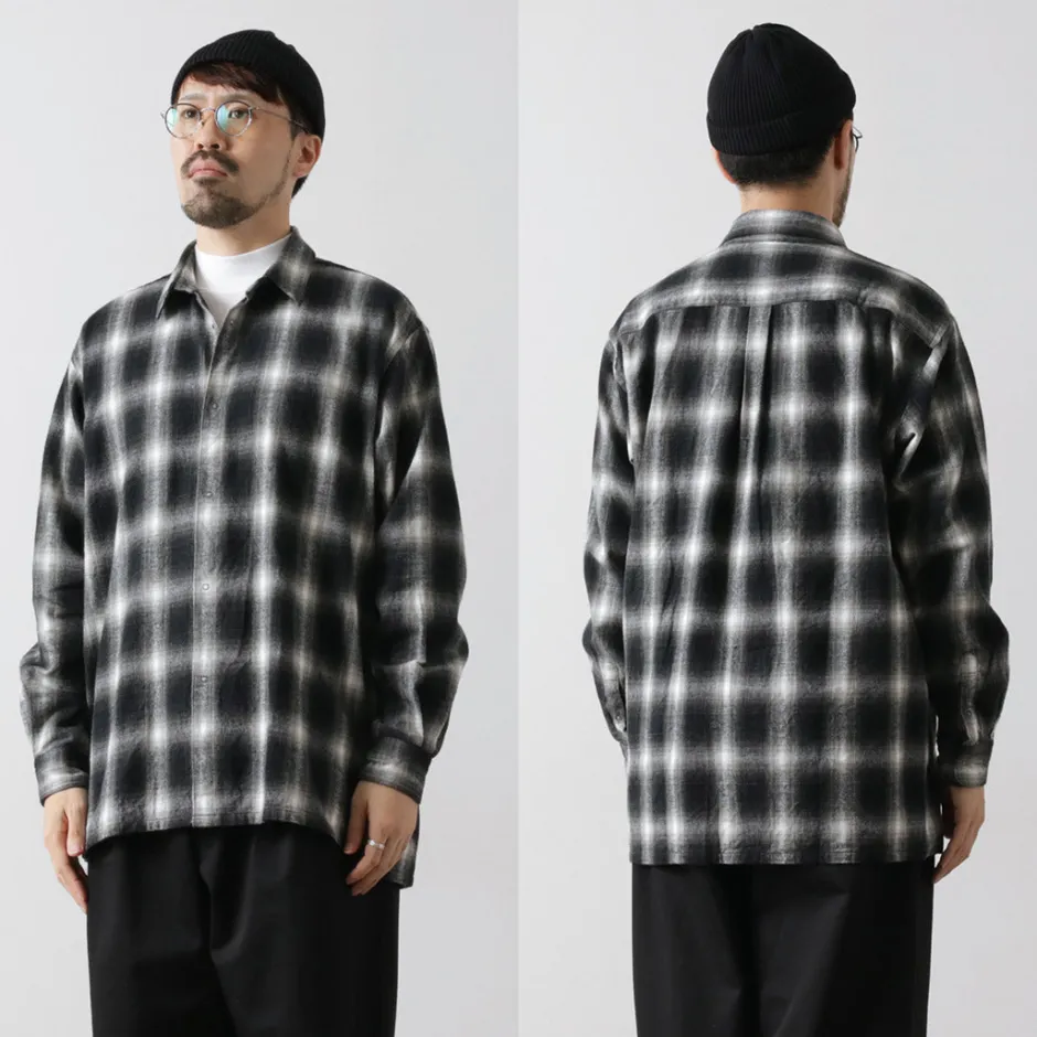 Shirts^FUJITO / Ring Shirt Ombre Check