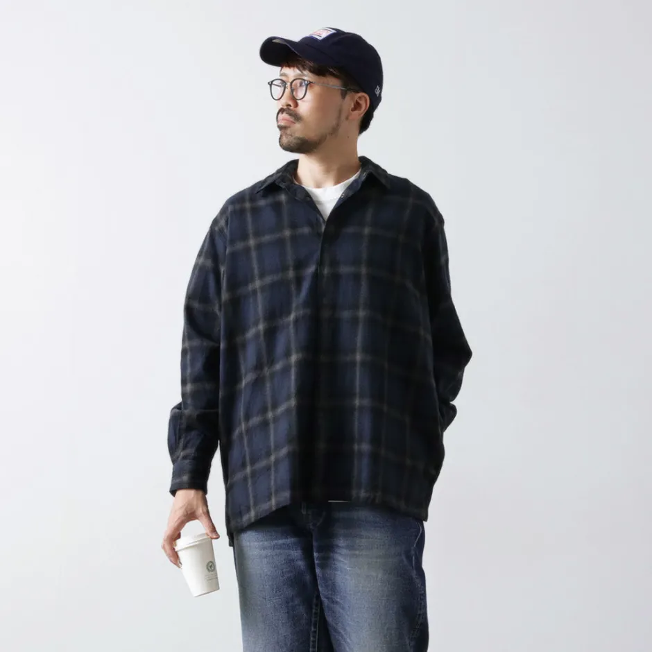 Shirts^FUJITO / Ring Shirt Ombre Check