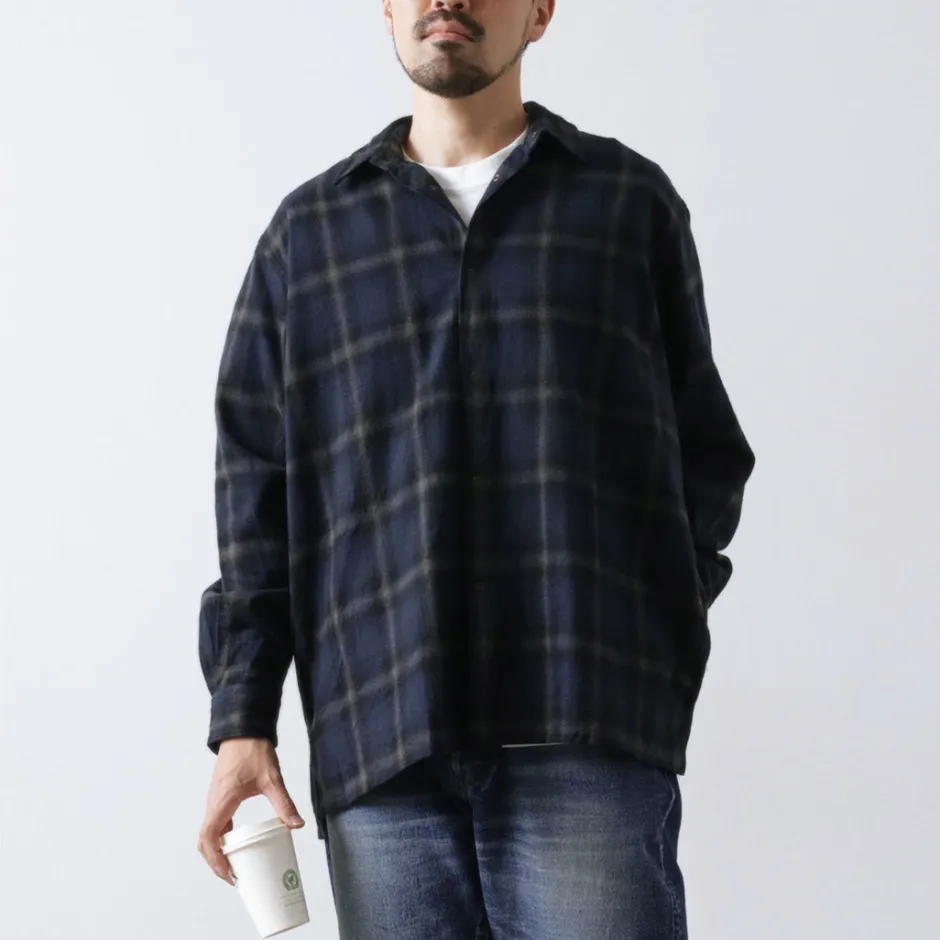 Shirts^FUJITO / Ring Shirt Ombre Check