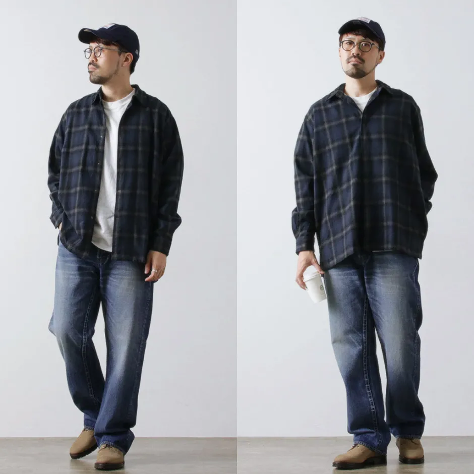 Shirts^FUJITO / Ring Shirt Ombre Check