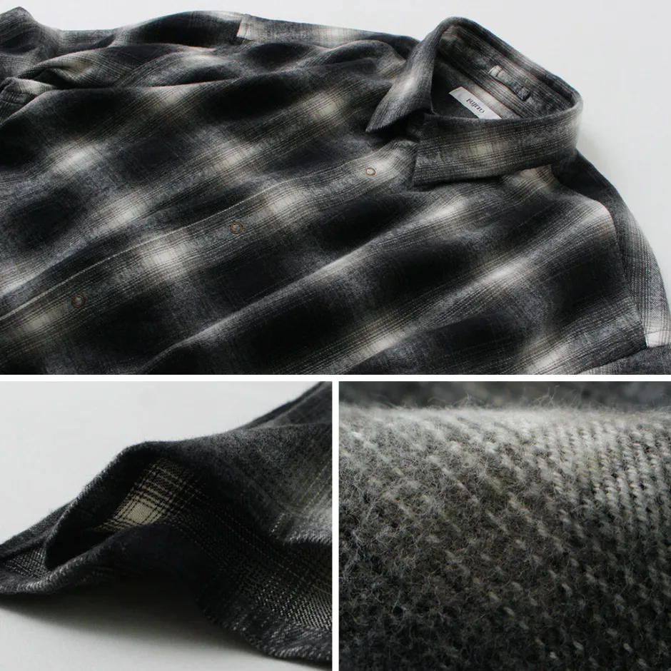 Shirts^FUJITO / Ring Shirt Ombre Check