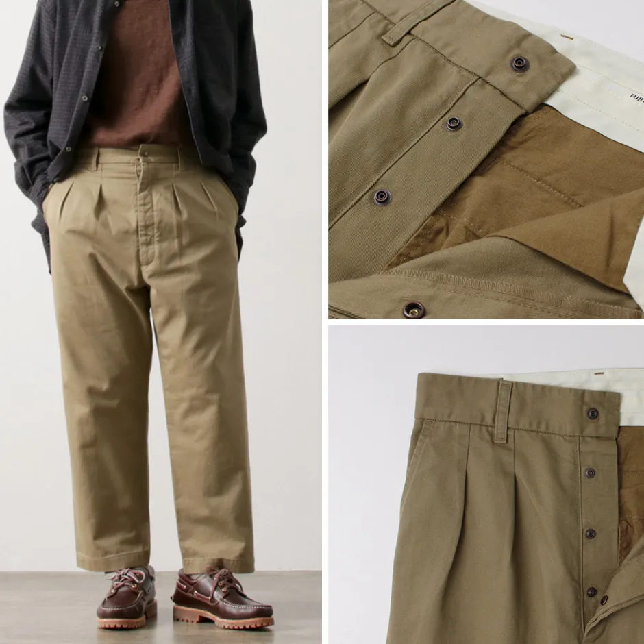 Work Pants & Chinos^FUJITO / 2-Tuck Trousers Chino