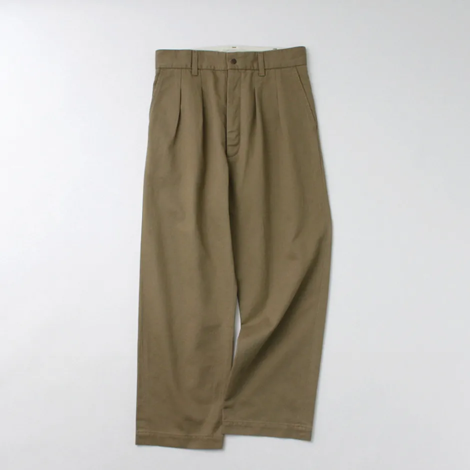 Work Pants & Chinos^FUJITO / 2-Tuck Trousers Chino