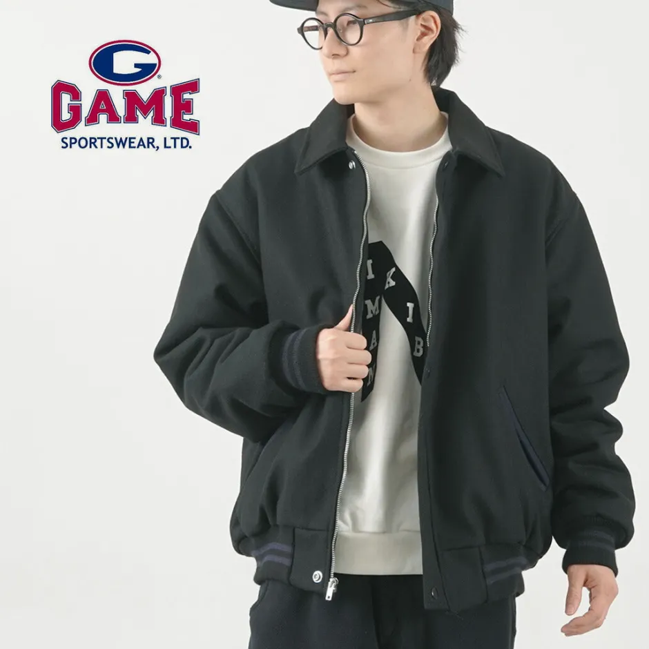 Jackets^GAME SPORTSWEAR / Versity Jacket black