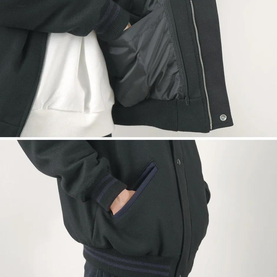 Jackets^GAME SPORTSWEAR / Versity Jacket black