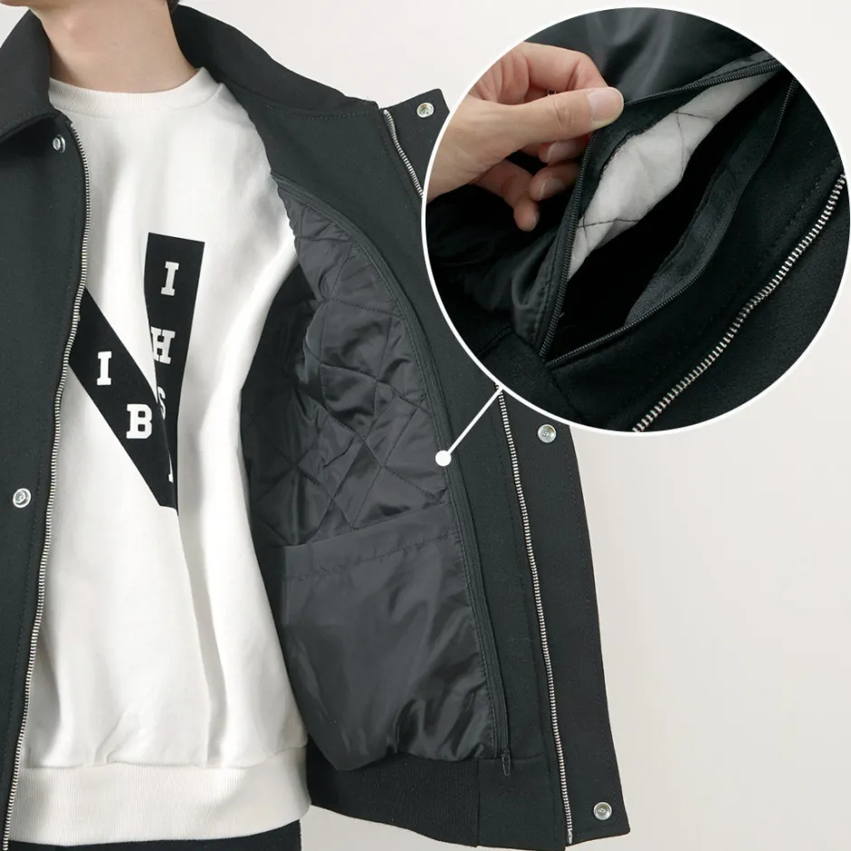 Jackets^GAME SPORTSWEAR / Versity Jacket black