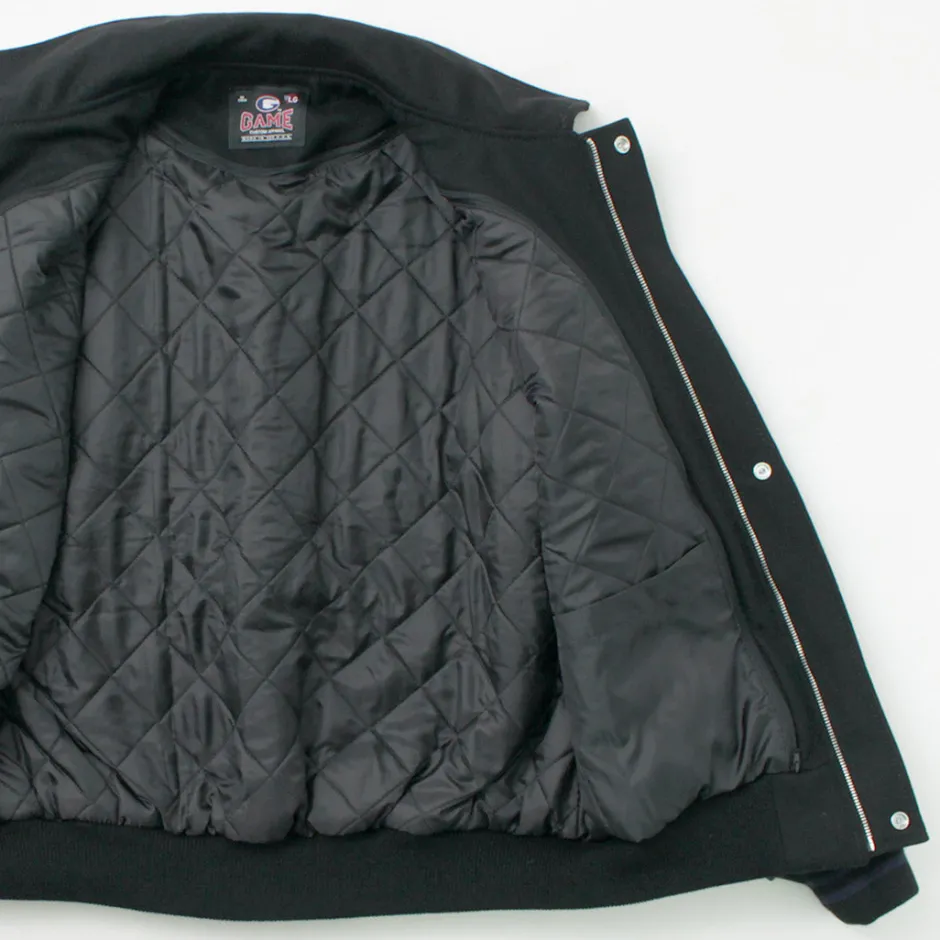Jackets^GAME SPORTSWEAR / Versity Jacket black