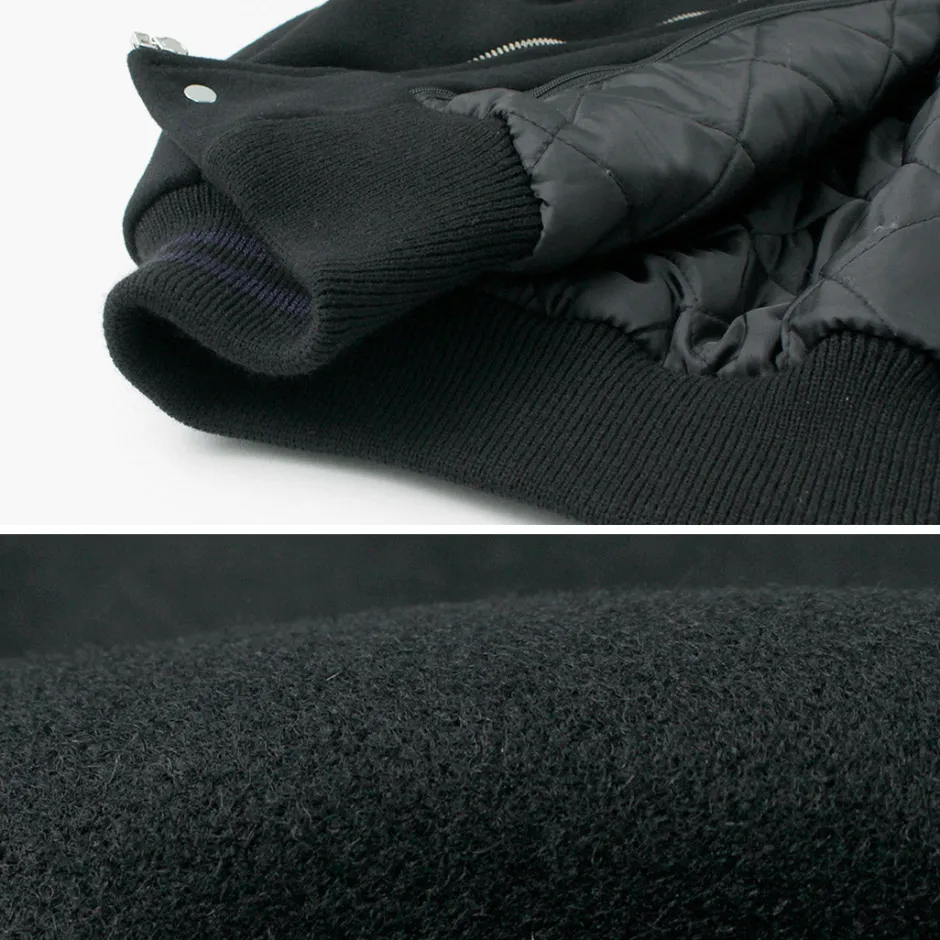 Jackets^GAME SPORTSWEAR / Versity Jacket black