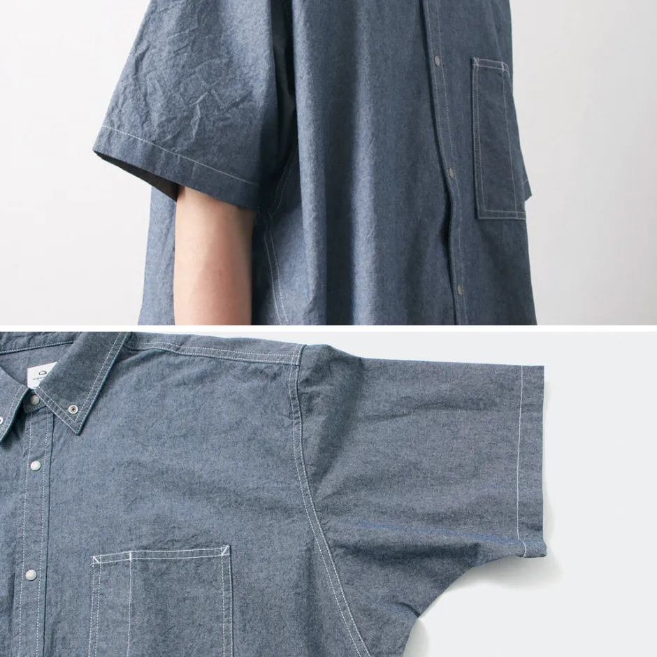 Shirts^GARAGE GREEN WORKS / Half Sleeve Dungaree Shirt