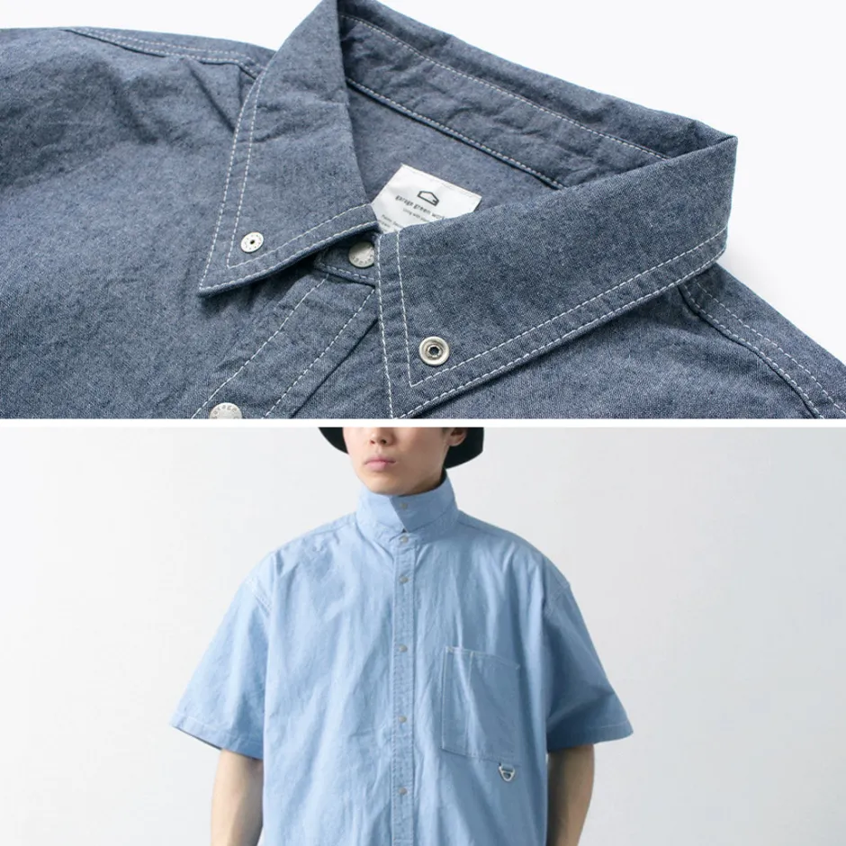 Shirts^GARAGE GREEN WORKS / Half Sleeve Dungaree Shirt