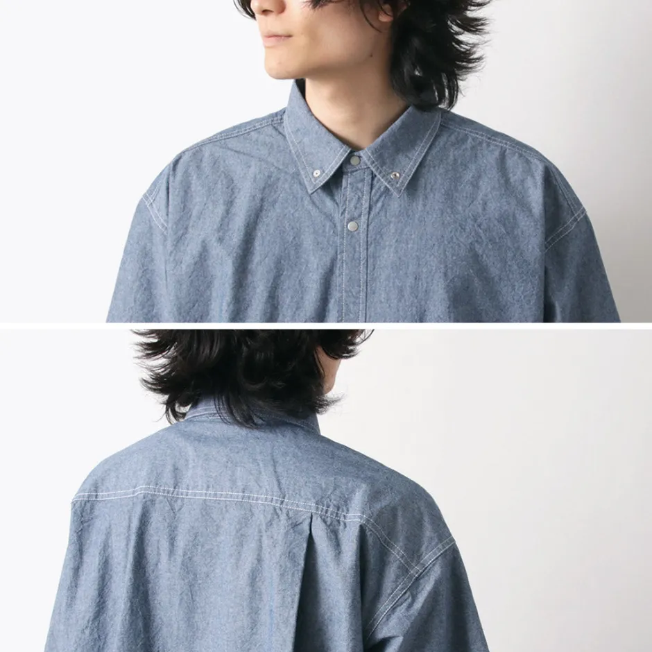 Shirts^GARAGE GREEN WORKS / Half Sleeve Dungaree Shirt