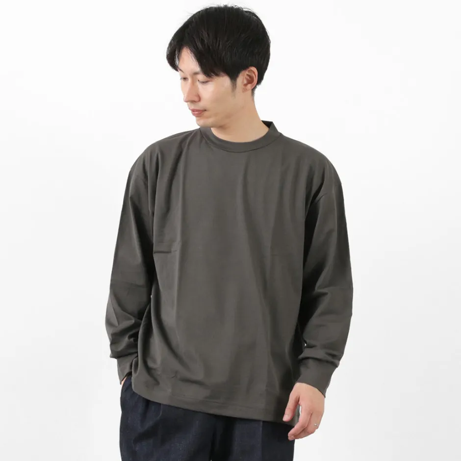T-Shirts^GICIPI / BACCALA Crew Neck Relaxed Fit Long Sleeve T-Shirt