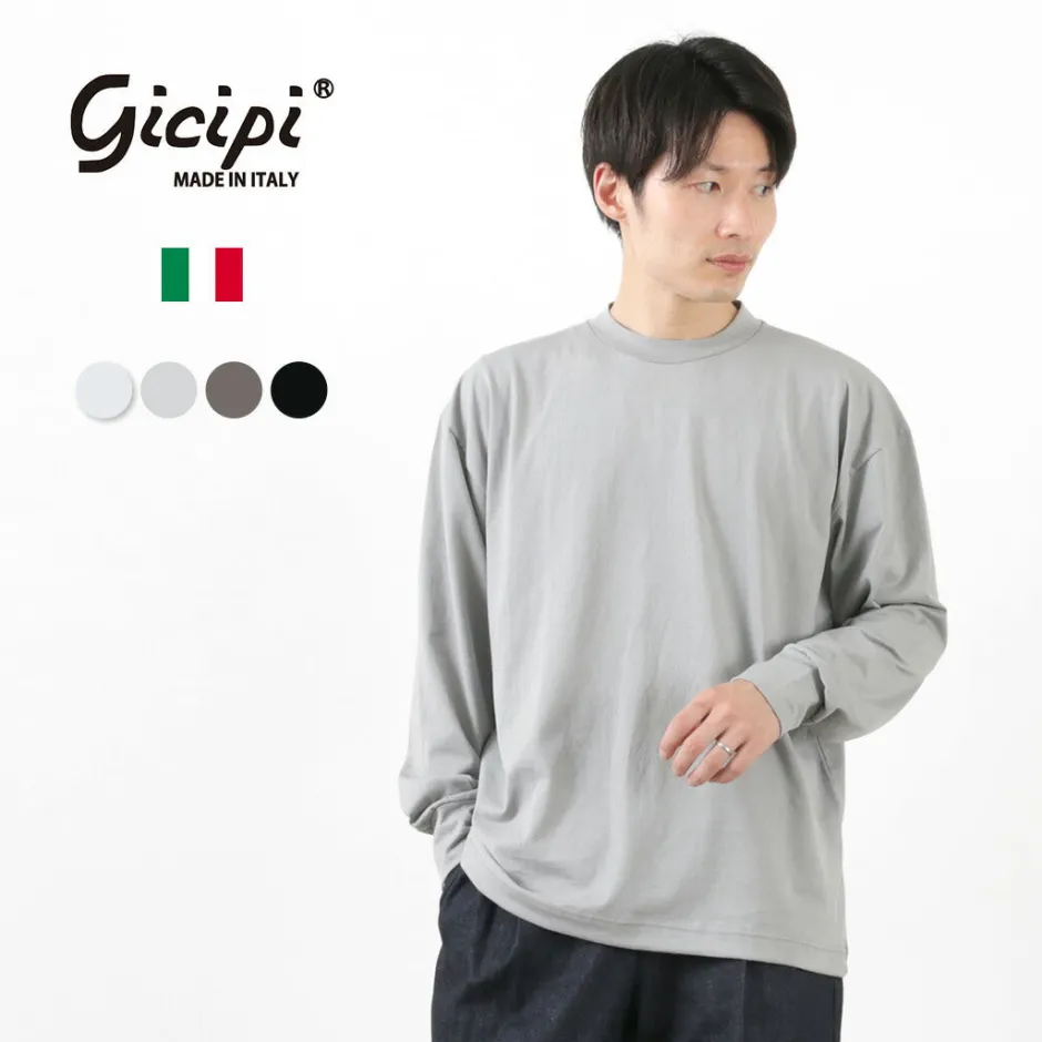 T-Shirts^GICIPI / BACCALA Crew Neck Relaxed Fit Long Sleeve T-Shirt