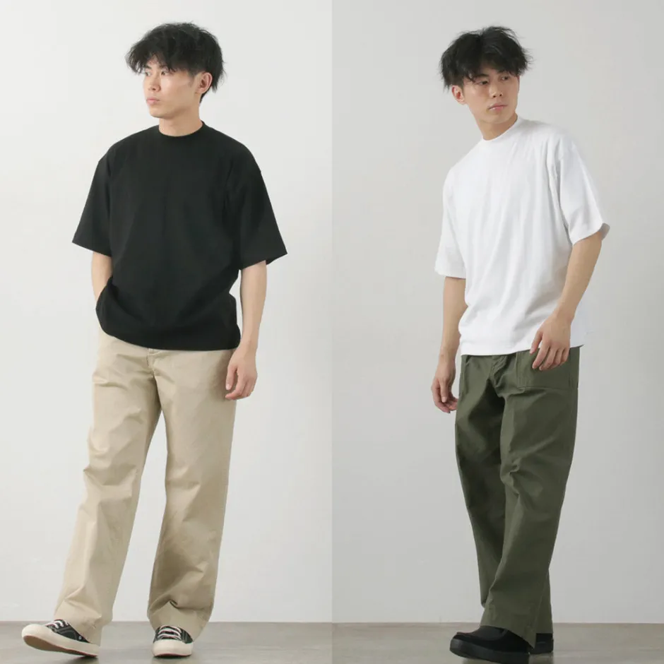 T-Shirts^GICIPI / VONGOLA Mock Neck Relaxed Fit Milled T-Shirt