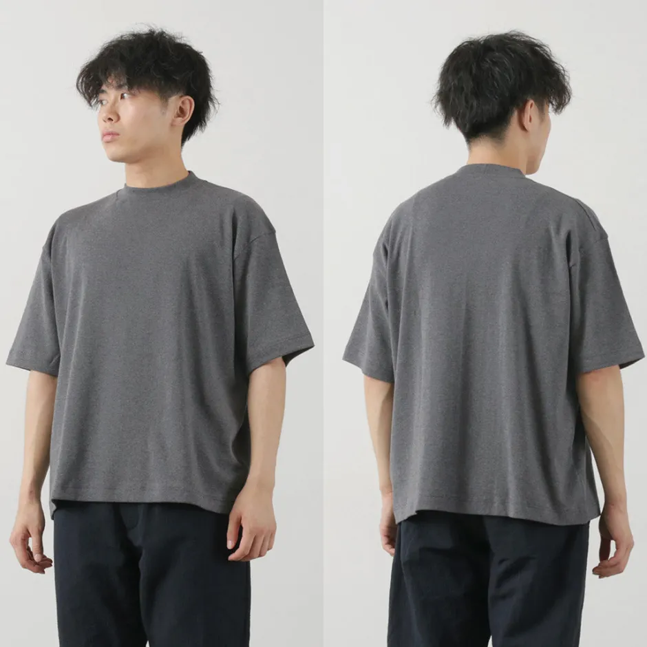 T-Shirts^GICIPI / VONGOLA Mock Neck Relaxed Fit Milled T-Shirt