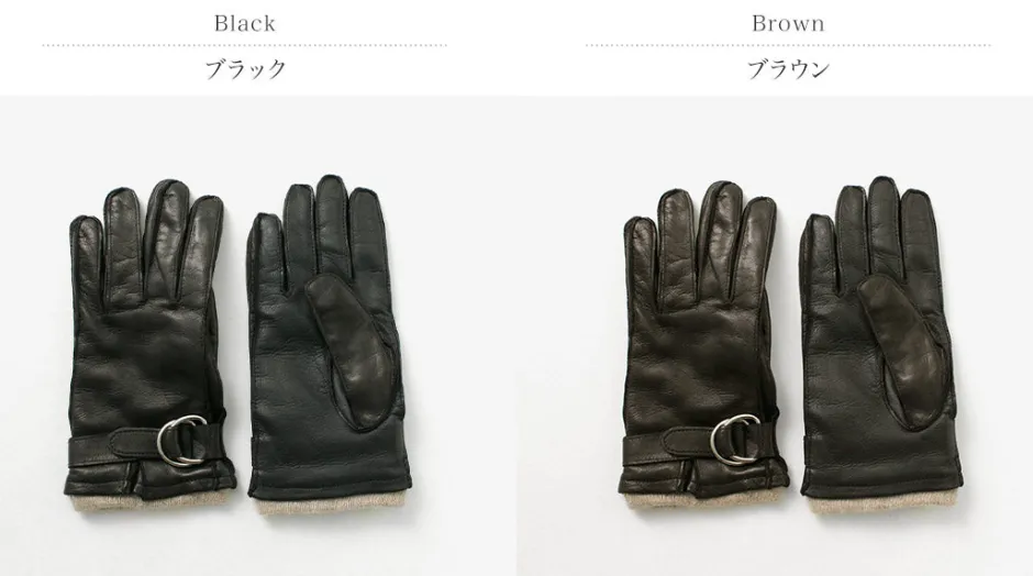 Gloves^GLOVES / Touch Lambskin Ring Belt