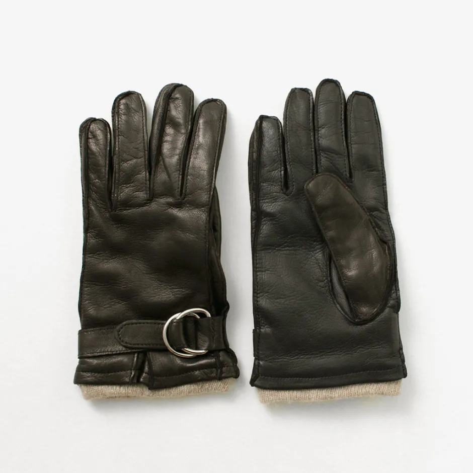 Gloves^GLOVES / Touch Lambskin Ring Belt