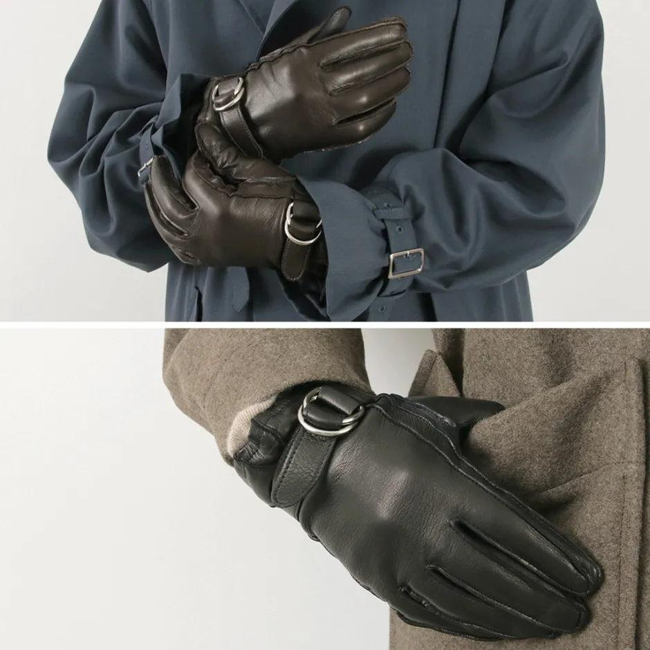 Gloves^GLOVES / Touch Lambskin Ring Belt