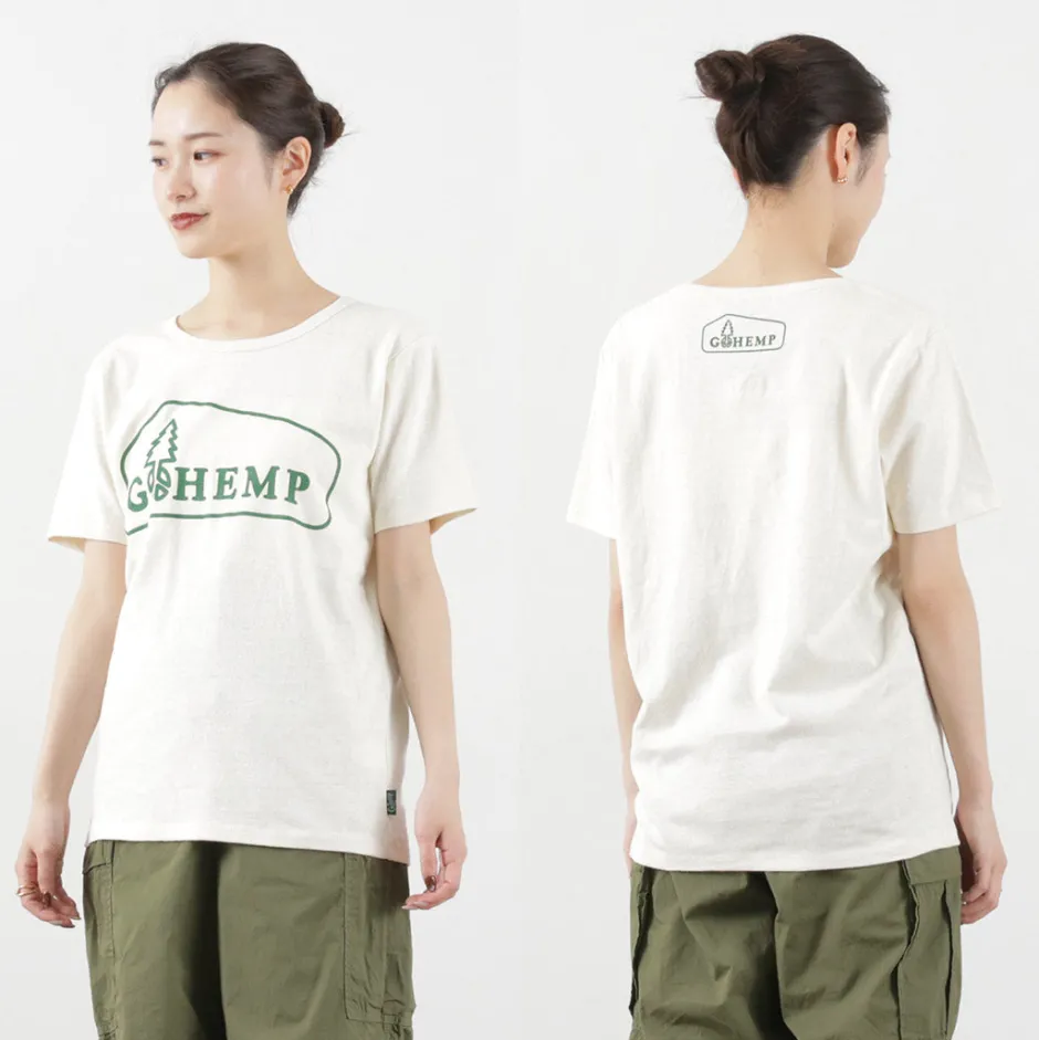 T-Shirts^GOHEMP / Box Logo Basic Short Sleeve T-Shirt