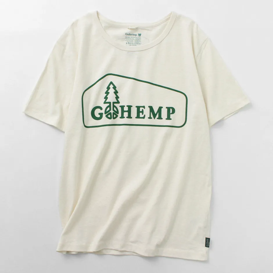 T-Shirts^GOHEMP / Box Logo Basic Short Sleeve T-Shirt