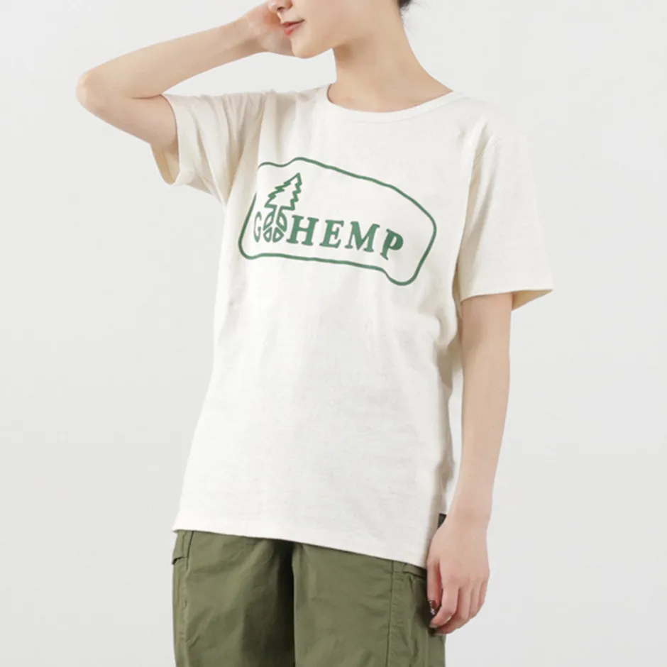 T-Shirts^GOHEMP / Box Logo Basic Short Sleeve T-Shirt