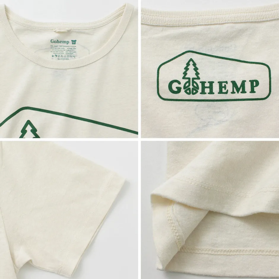 T-Shirts^GOHEMP / Box Logo Basic Short Sleeve T-Shirt