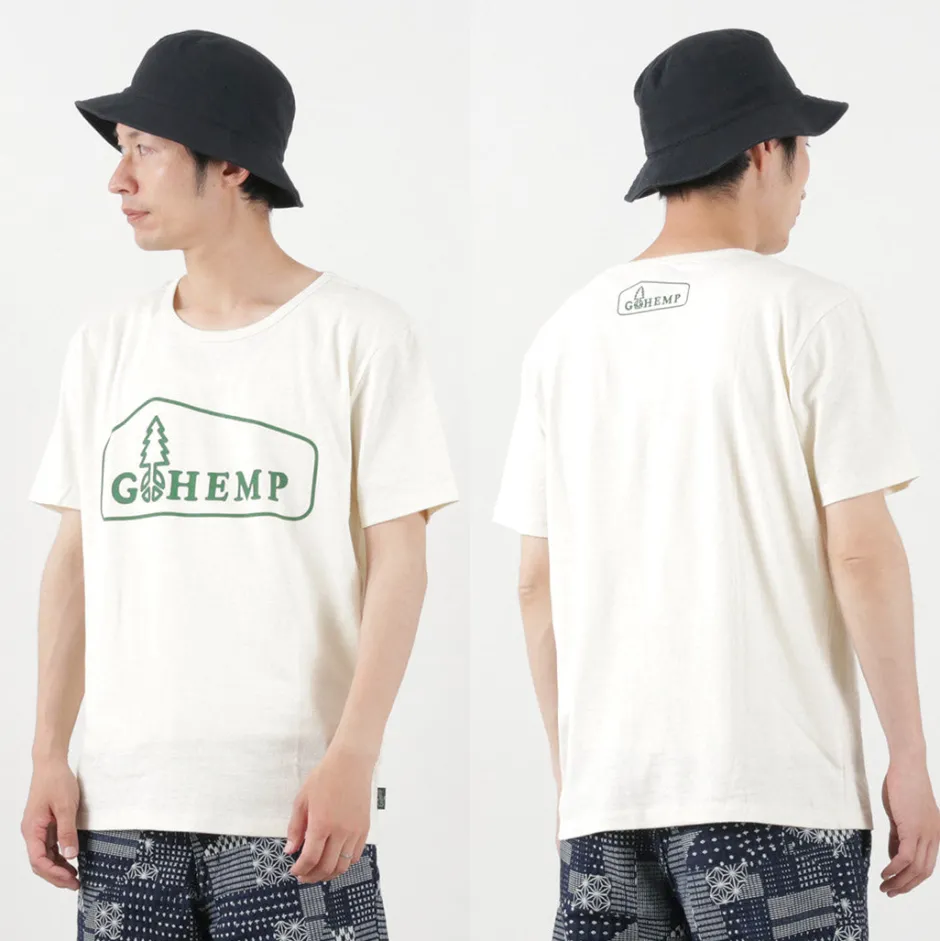 T-Shirts^GOHEMP / Box Logo Basic Short Sleeve T-Shirt
