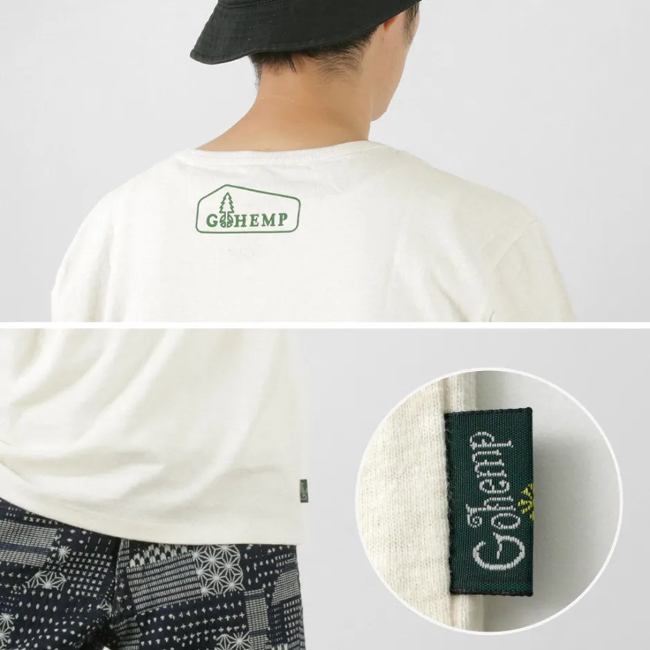 T-Shirts^GOHEMP / Box Logo Basic Short Sleeve T-Shirt
