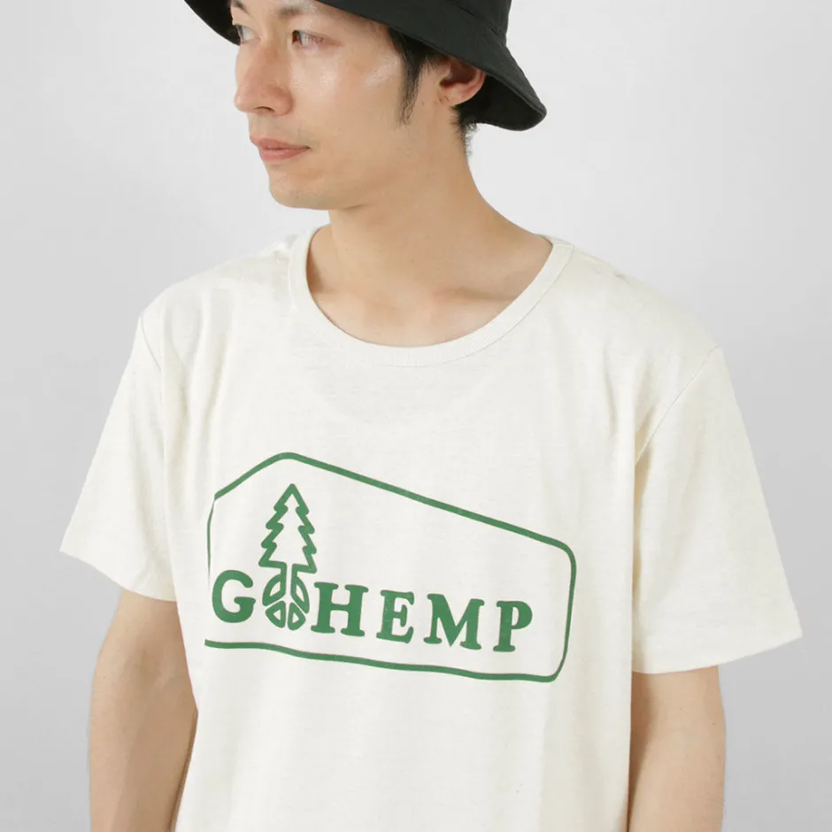 T-Shirts^GOHEMP / Box Logo Basic Short Sleeve T-Shirt
