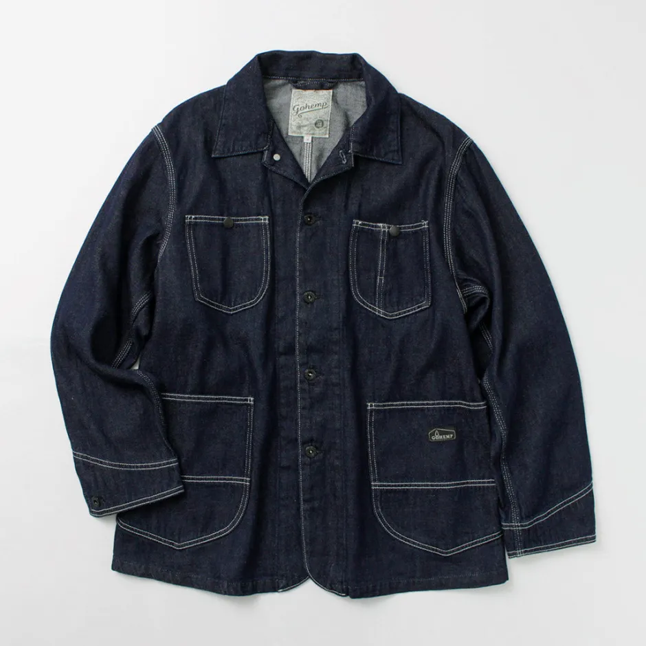 Jackets^GOHEMP / Coverall Jacket navy